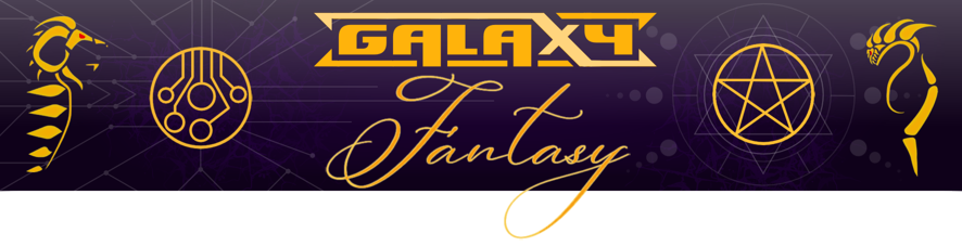 Bandeau du roman space fantasy Galaxy Fantasy